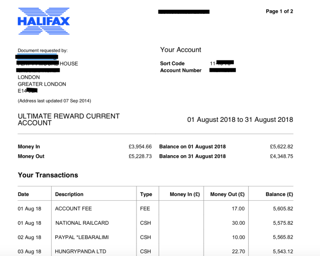 how to fake bank statement