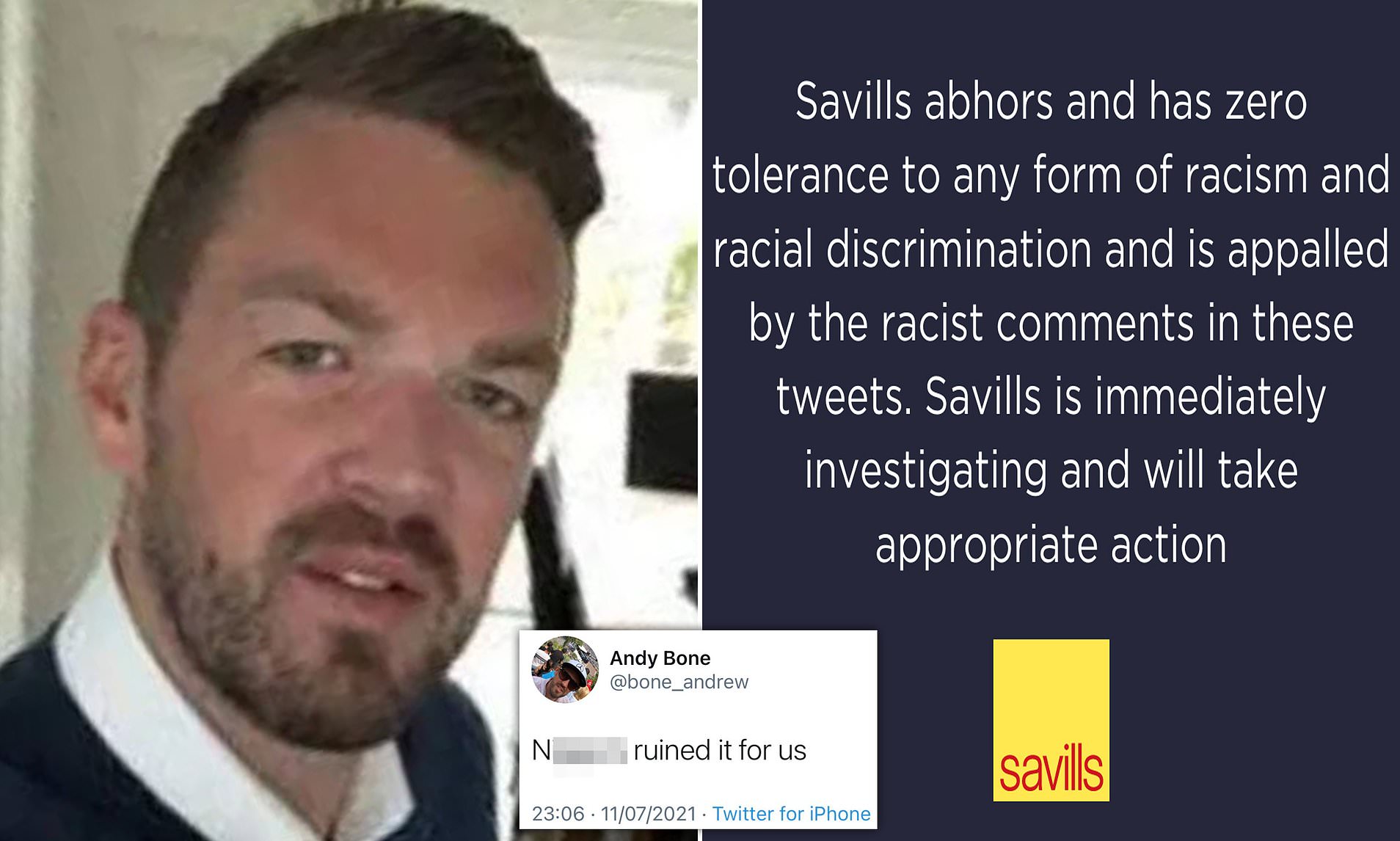Savills estate agent who allegedly posted racist tweet has been arrested –  Property Industry Eye