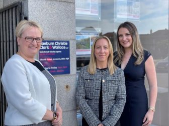 From left - Nicola Thomas, Kim Smart and Rachael Morrison