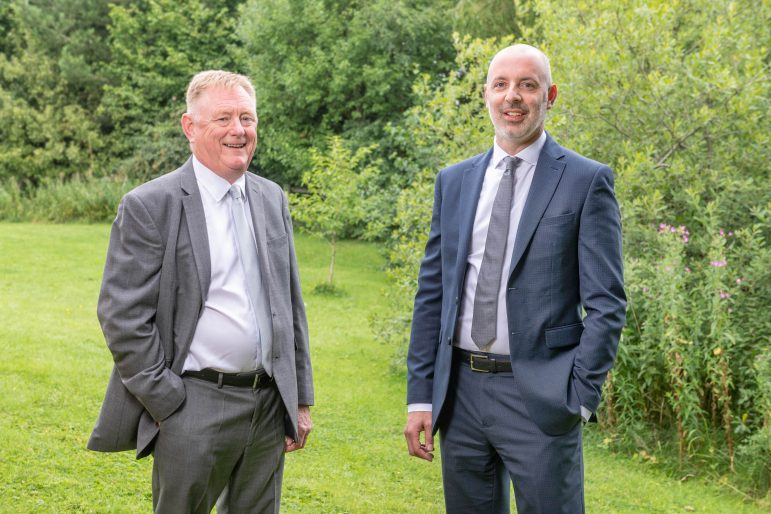 Richard Powell (L) and Mark Manning (R) Manning Stainton