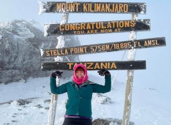 Climbing a Chilly Kili – Suzanna Mavity has a very different Xmas