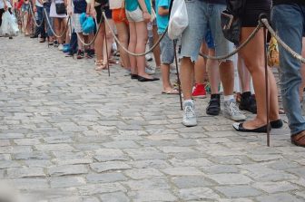 Students queue overnight to secure accommodation amid housing shortage