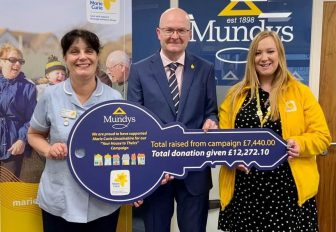 Estate agency donates more than £12k for end-of-life care