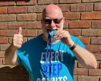 Michael Day completes one million step challenge for Diabetes UK