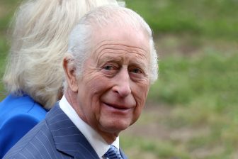 King Charles with his wife