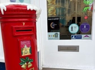 Children can send letters to Santa via estate agency’s special post box